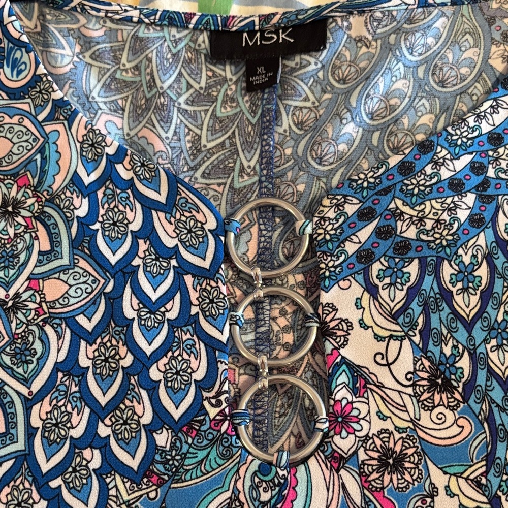 MSK 3/4 Sleeve Dress - Picture 2 of 3